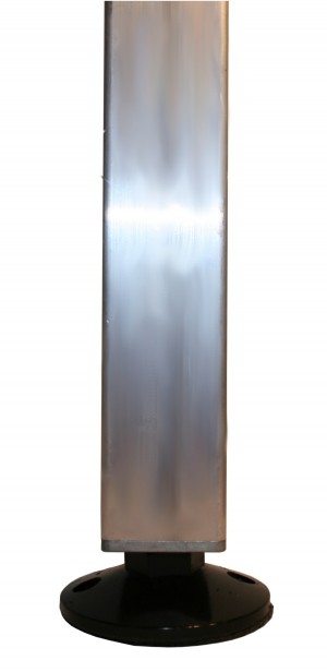Steckfuß mit verstellbarem Lastenverteiler - 40 x 40 mm